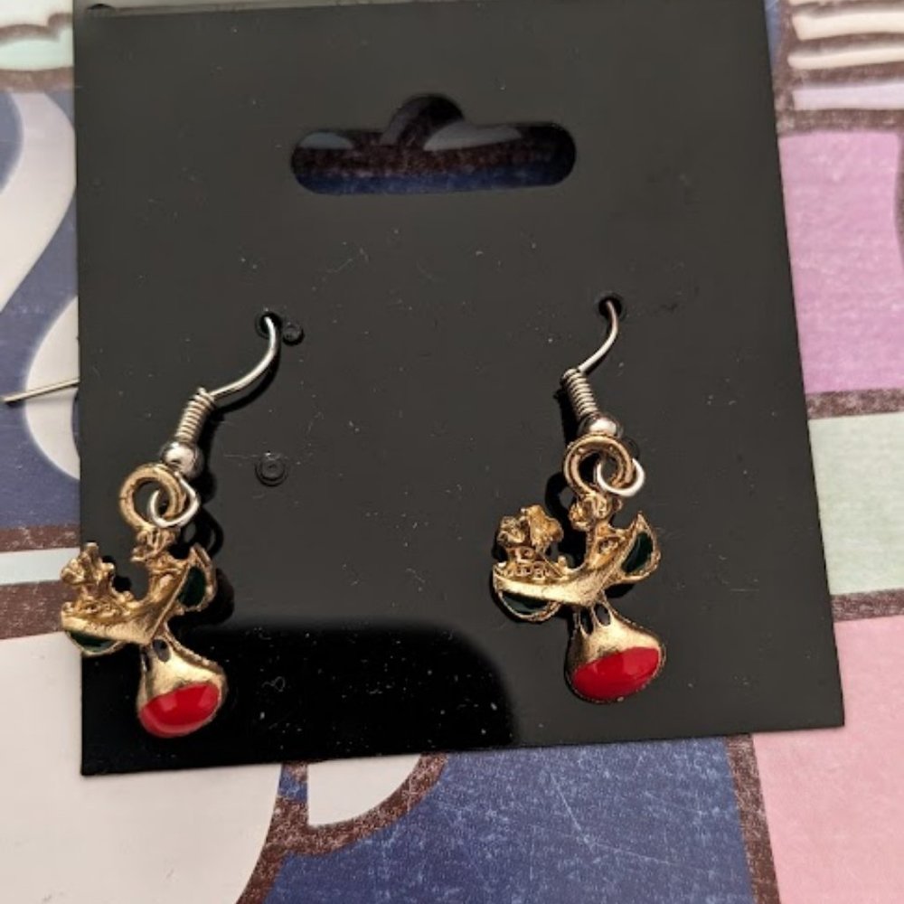Reindeer Earrings